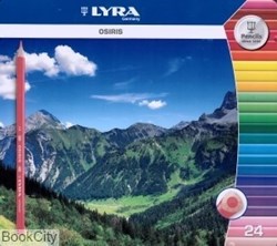 تصویر  مدادرنگي 24 رنگ فلزي متنوع LYRA