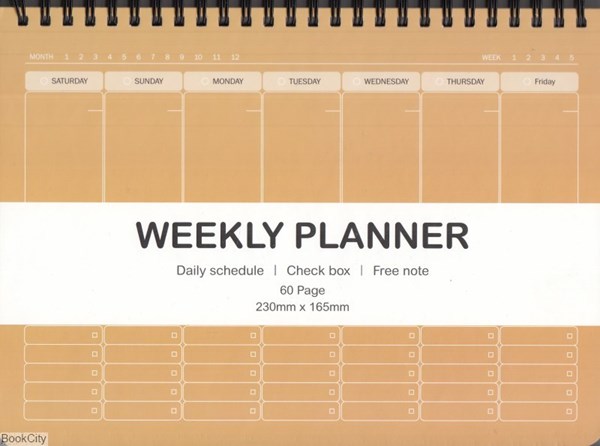 تصویر  پلنر هفتگي HAMYSHEH Weekly Planner