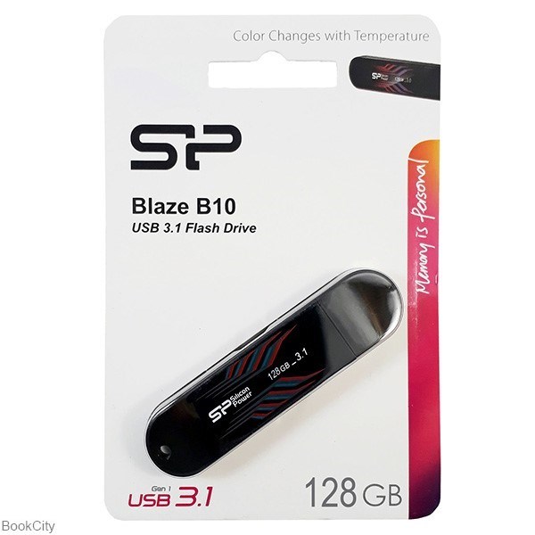 تصویر  فلش مموري SP Flash Drive USB3.2 128GB Blaze B10