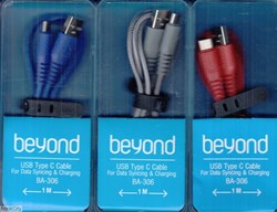 تصویر  كابل beyond USB to Type-C Cable BA-306