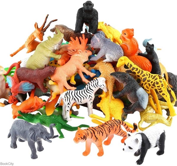 تصویر  حيوانات پلاستيكي جنگل كوچك Animal Figures Jungle