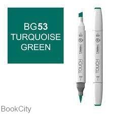 تصویر  ماژيك طراحي TOUCH BG53 Turquoise Green Brush