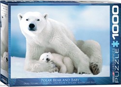 تصویر  پازل Polar Bear And Baby 1000pcs 1198