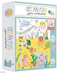 تصویر  (Ocean Fun (Jigsaw and Book set 72 Pcs