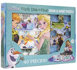 تصویر  (Frozen (Book and Giant Puzzle
