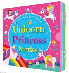 تصویر  (4 جلدي با قاب) Unicorn & Princess Stories