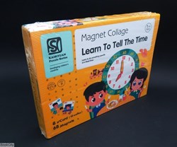 تصویر  پازل جانمايي مگنتي Magnet Collage Learn to Tell the Time 196869