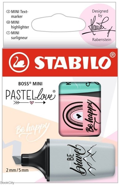 تصویر  ماژيك هاي‌لايت 3 رنگ STABILO 07/03-49 Boss Mini Pastel Love