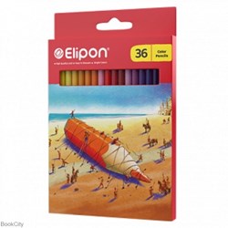 تصویر  مدادرنگي 36 رنگ مقوايي Elipon 8121710
