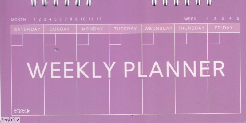 تصویر  پلنر هفتگي Weekly Planner آبرنگ