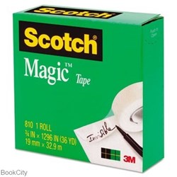 تصویر  چسب نواري كالك Scotch 810 Magic 19mm×32.9m